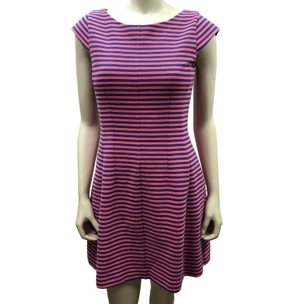 LILLY PULITZER BRIELLE STRIPED CAP SLEEVE DRESS SIZE MD‎